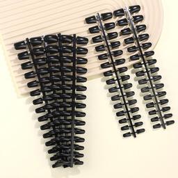 300 strips of mediumlength thickened duck nails solid color presson nails suitable for girls and ladies as gifts and daily wear nails