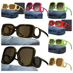 Mens Women Designer Sunglasses Luxury Oversized Eyeglasses Outdoor Shades Big Lens Frame Fashion Classic Lady Sun glasses Mirrors High Quality Gafas Sonnenbrille