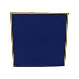 LOUYTW Foldable Felt Board, Freestanding Felt Flannel Board Felt Flannel Stories Board Double Sided Portable Teaching Magnetic & Felt Playboards for Early Learning (Blue Black)