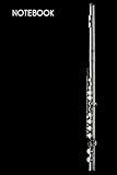 Notebook: Flute Woodwind Instrument Themed Journal / Diary with Blank Lined Pages for Writing Notes | Gift for Flutists, Band Members, Music Artists, and Musicians