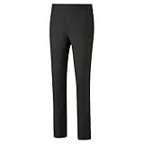 PUMA GOLF Mens Dealer Tailored Pants, Puma Black, 36W X 30L US