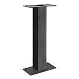 Architectural Mailboxes Oasis 28" H Pedestal Galvanized Steel Mailbox Post, Compatibility Code H, K, 5106B, Black