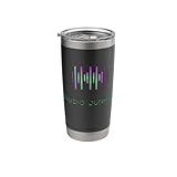 Streaming Music Abstract Waves AUDIO JUNKIE Stainless Steel Insulated Tumbler