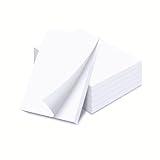 Better Office Products Blank Scratch Note Pads, 3" x 5", Server Notepads, 100 Sheets per Pad, Memo Pads, Gummed Binding for Easy Tear-off (10 Pack)