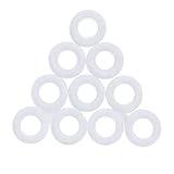 Silicone O-Rings for Soda Machines - 10PCS Adapter Washers & Quick Converter Gaskets Compatible with Soda Maker Valve Refill Accessories