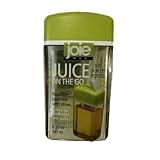 Joie Juice on the Go, 6.25 Ounce Reusable Drink Box with Built-In Flip Straw, Leak-Proof, Ideal On-the-Go Container for Kids, School and Work Lunch Bags, BPA-Free, Dishwasher Safe, Colors May Vary