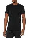 2(X)IST mens Pima Luxe Crew Neck T-shirt Base Layer Top, Black, X-Large US