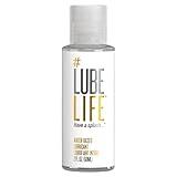 LubeLife Water-Based Lube – Personal Lubricant for Men, Women & Couples, Travel Size, Non-Staining, Easy Clean-Up, Toy-Safe, 2 Fl Oz