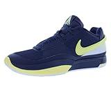 Nike Ja 1 Men's Basketball Shoes, Midnight Navy/Light Laser Orange/Football Grey, Size 12