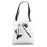 Unapologetic Woman Attitude Edgy Nail Polish Art Feminist Tote Bag