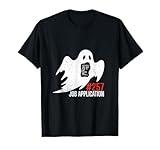 My Scary Costume Job Application Funny Scary Ghost Halloween T-Shirt
