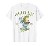 Funny Frog Meme, Gluten Got Me Tootin Gluten Free Diet T-Shirt