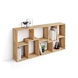 Mobili Fiver, Iacopo XS Bookcase (63.31 x 31.5 in), Rustic Oak, Made in Italy