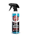 Adam's Polishes Total Interior Cleaner & Protectant, Quick Detailer & SiO2 Protection, Ceramic Infused, Anti-Static, OEM Finish, For Leather, Vinyl, Plastics, Glass & More