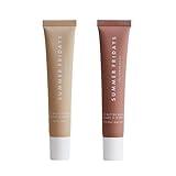 Summer Fridays Tinted Lip Butter Balm Gift Set - Conditioning Vegan Lip Balm for Instant Moisture, Shine & Hydration - Softening & Soothing Skincare - Vanilla & Vanilla Beige (2 Count)