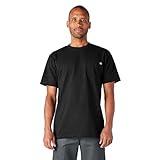 Dickies Mens Heavyweight Crew Neck Short Sleeve Tee Big-Tall T Shirt, Black, X-Large Tall US