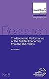 The Economic Performance of the ASEAN Economies from the Mid-1990s