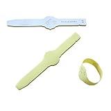 QUENLOOP 100 pcs Memo Wrist Band Notepad in Watch Shape Disposable Wristband Erasable Notepads for Reminders, Grocery List, Shopping List, To-Do List