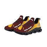 Custom Football Flex Control Sneakers Personalized Fans Men's Breathable Name Number Gifts Workout Athletic Gym Slip-on Shoes