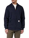 Carhartt Mens Loose Fit Midweight Full-Zip Sweatshirt Fashion Hoodies, New Navy, X-Large US