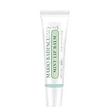 Mario Badescu Moisturizing Mint Lip Balm for Dry Cracked Lips, Infused with Coconut Oil and Shea Butter, Ultra-Nourishing Lip Care Moisturizer for Soft, Smooth and Supple Lips, 0.35 Oz