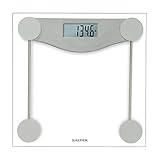 Salter Glass Digital Bath Scale First Digital Bath Scale for Body Weight in the E-Tech Series, Clear