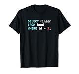 SQL Database Query Programmer T-Shirt