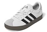 adidas Unisex-Kids VL Court 3.0, White/Black/Grey, 5