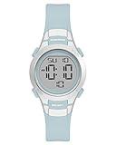Armitron Sport Women's Digital Chronograph Resin Strap Watch, 45/7012,Light Blue/Silver