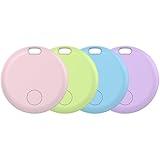 Smart Tracker Tags-4 Pack: Smart Bluetooth Tracker, Item Finder Works with Apple Find My (iOS Only) App, Trakcer Tag Locator for Keys, Luggage, Satchel, Backpack etc. (Not for Android Devices)