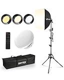 Skytex Softbox Lighting Kit(1-2Pack),16x16in Soft Box|Upgrade 135W 2700-6400K 100V-240V E27 LEDBulb Continuous Photography Lighting,Photo Studio Light Equipment for Camera Shooting Video Recording