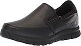 Skechers for Work Women's Nampa-Annod Food Service Shoe,black polyurethane,9 M US