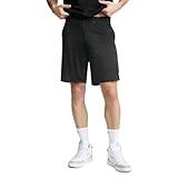 Champion Mens Shorts, Mesh Gym Lightweight Athletic For (Reg. Big & Tall) Running-shorts, Black C Patch Logo, Medium US