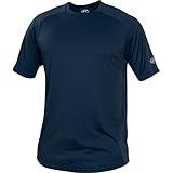 Rawlings | Men's Crew Neck Tech Short Sleeve Shirt | Navy | Large