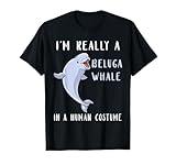 I'm Really A Beluga Whale Ocean Mammals White Arctic Whale T-Shirt