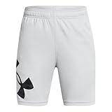 Under Armour Boys' Tech Big Logo Shorts, (012) Mod Gray / / Black, Large
