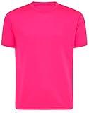 Opna Youth Boys Dri Fit Athletic T Shirts for Boys & Girls Sports Undershirt – Youth & Teen Sizes NEONPNK-5T Bright Pink