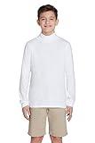 French Toast Boys' Little Turtleneck, White, 7