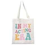 Actor Actress Theater Acting In My Acting Era Tote Bag Drama Graduation Gift (Acting Era Tote)