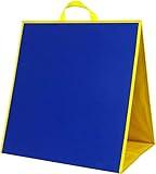 Topwon Felt Board, Folding Flannel Playboard Preschool Toddler Stories Boards, Animal Story Learning Double-Side Stand Flannel Board (Not Including Animal Felt)