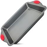 Boxiki Kitchen Non-stick 9x13 Rectangular Cake Pan - Durable Baking Pan for Oven Delights & Sheet Cakes - Non-Toxic, PTFE & PFOA Free