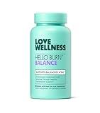 Love Wellness Hello Burn Balance | Metabolism Booster for Women | Supports Energy, Cravings Control & Thyroid Support with Selenium & Green Tea | Non-GMO, Gluten-Free & Vegan | 60 CT