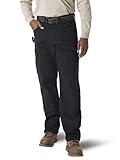 Wrangler Riggs Workwear Mens Ranger Work Utility Pants, Black, 46W x 32L US