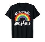 Sunshine Shirt Bring On The Summer Spring Rainbow Gift T-Shirt