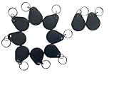 YARONGTECH 4K RFID 13.56MHZ Key Fob Black Color (Pack of 10)