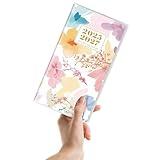 KONVINIT Pocket Calendar 2025-2027, Floral 2025-2027 Monthly Planner - 3.7" x 6.7" - Runs from September 2025 Until December 2027, 2026 Pocket Calendar with PVC Cover for Organizing & Planning
