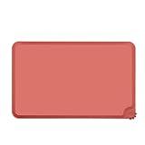 YHNNH Set of 2 Food-Grade Silicone Pet Mats – Spill-Proof, Easy to Clean, Non-Slip Pet Feeding Mats (48cm x 30cm) !(Cherry Blossom Pollen,48cm*30cm 190g)