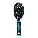 Conair Salon Results Hair Brush, Detangling Hair Brush for Men and Women, For All Hair Types, Metal Bristles and Cushion Base