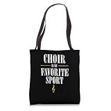 Choir Is My Favorite Sport Music Student Choir Mom Singer Tote Bag