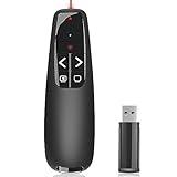 Presentation Clickers for PowerPoint, Clicker for Laptop Presentations Remote, USB Wireless Presenter Remote, Power Point Remote Clicker for Computer/Mac/PPT/Google Slide Advancer